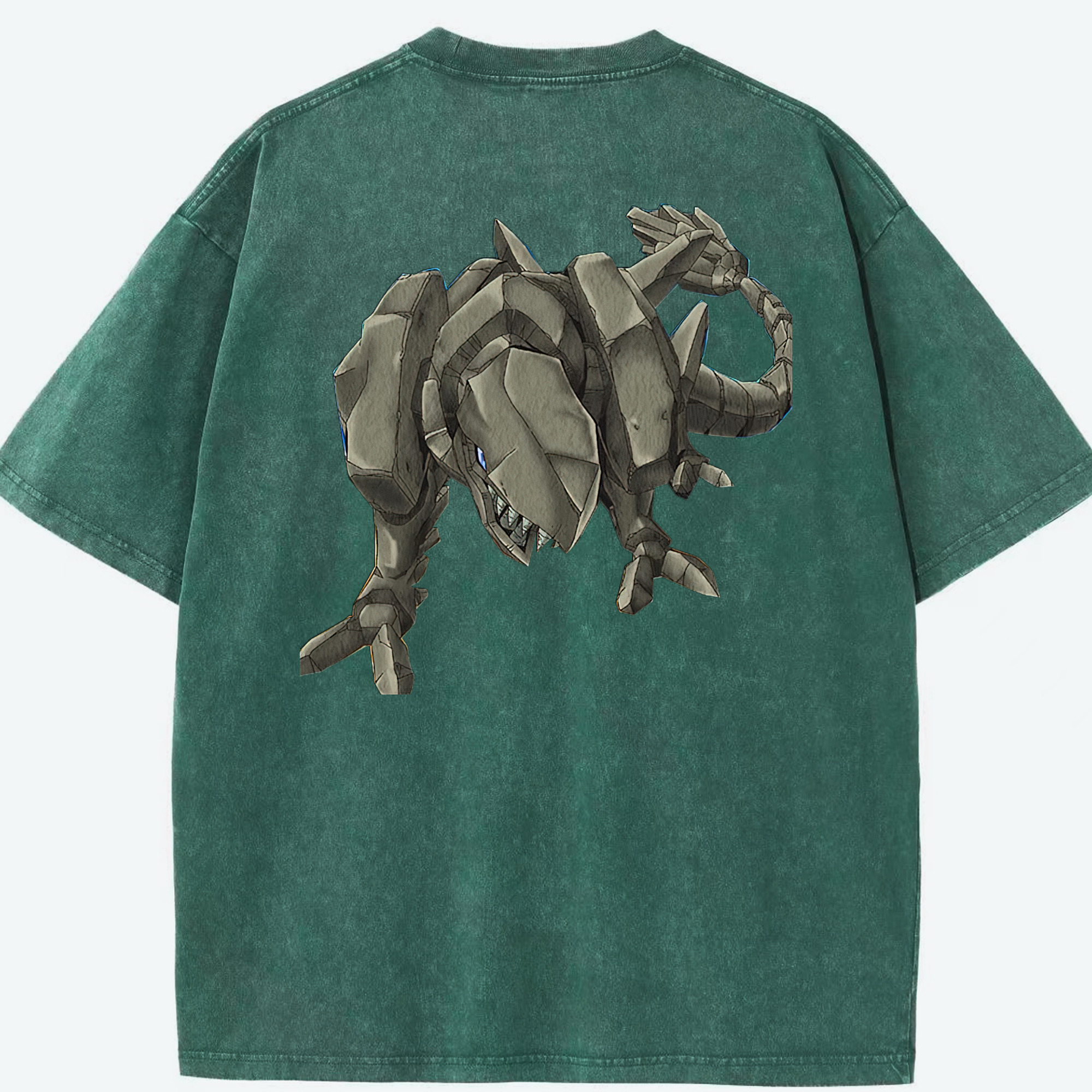 （画像用） 遊☆戯☆王 Yu-Gi-Oh! 綿100% ヴィンテージ風 半袖Tシャツ（背面プリント）